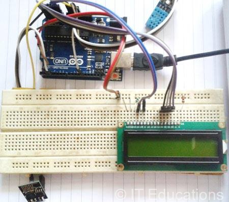 Engineering Project Maker in Nagpur - Temperature Humidity Monitoring Project